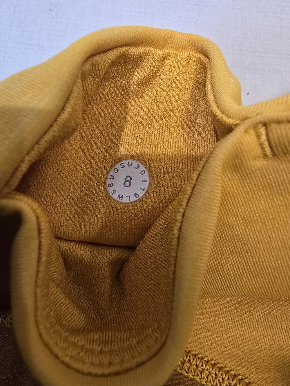 {8} Lululemon Early Extension Hi-Rise Tight Heathered Fools Gold & Honey Lemon - Picture 13 of 13